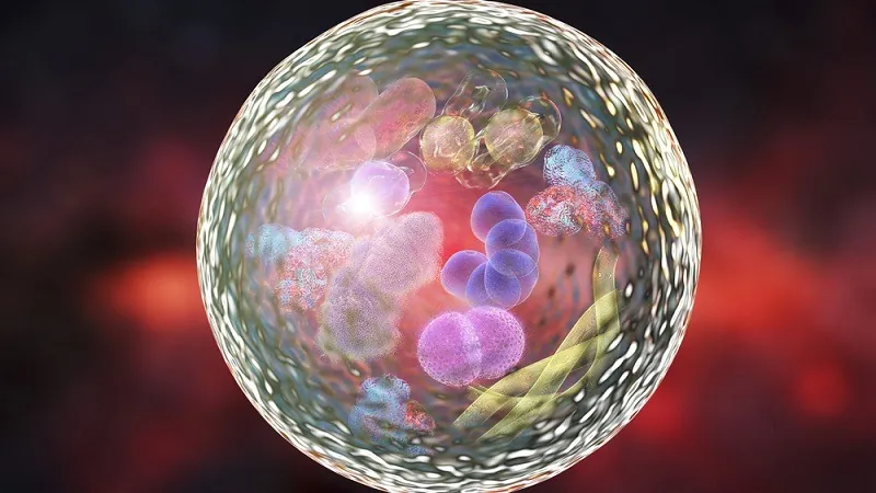 Organelles of a cell