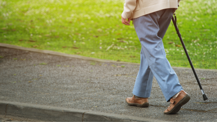 Elderly walking