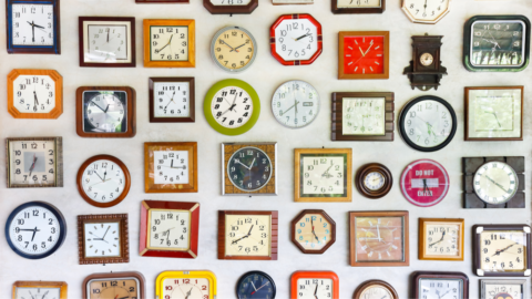 Variety of clocks