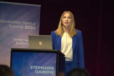 Stephanie Dainow at Rejuvenation Startup Summit 2024