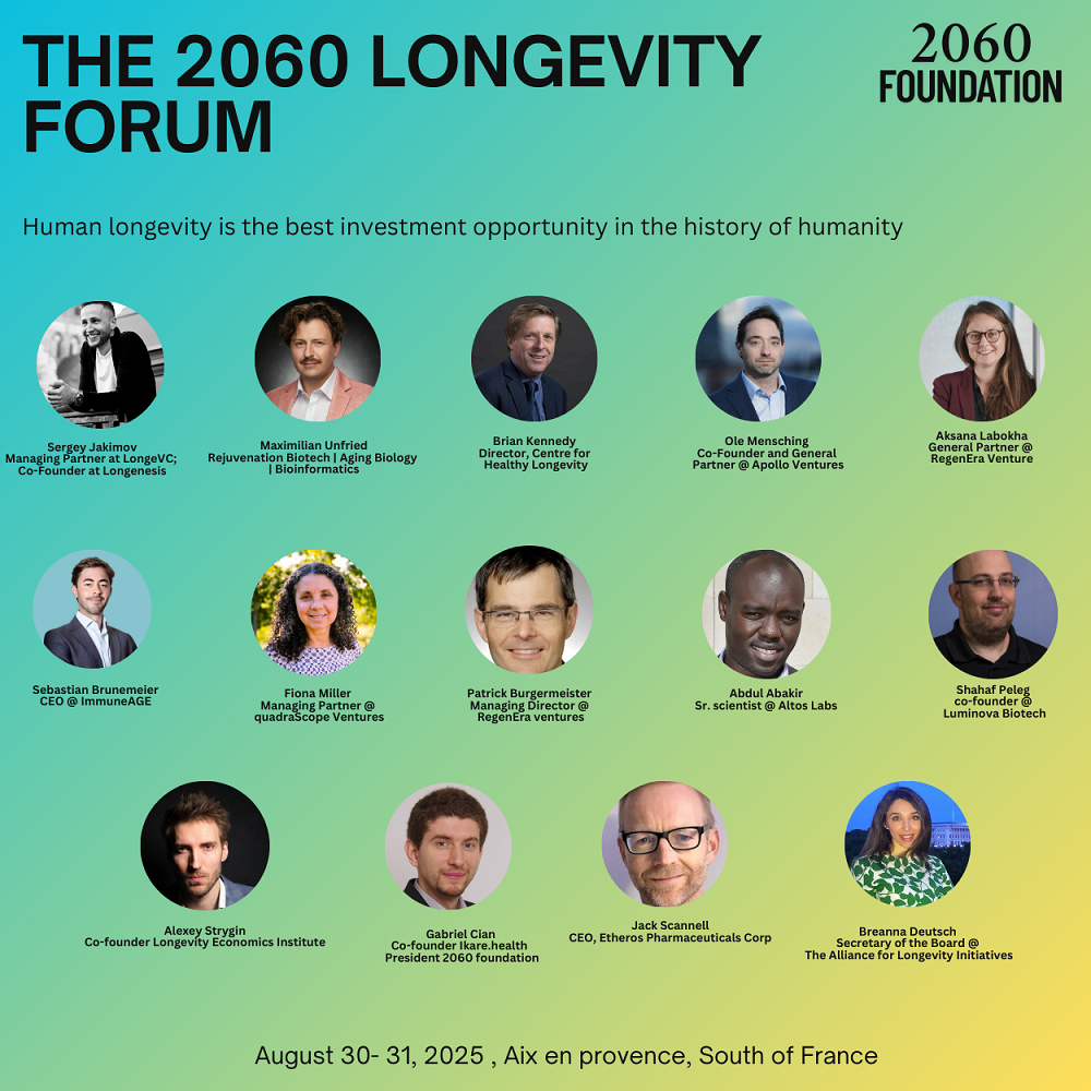 2060 Longevity Forum Attendees