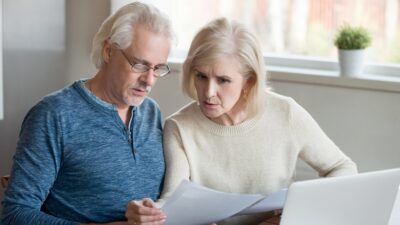 Older people with financial problems