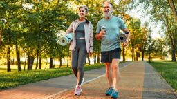 Older people walking