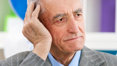 Older man with Alzheimer's