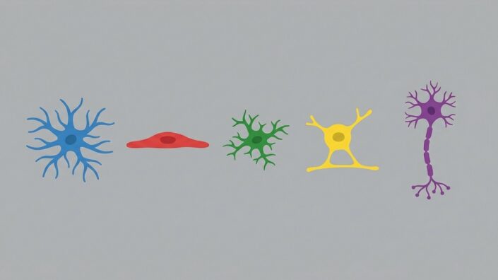 How Senescence Spreads Between Brain Cells