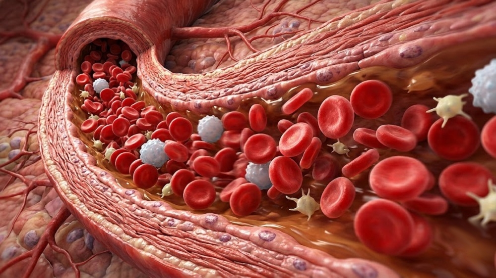 Crowded blood cells